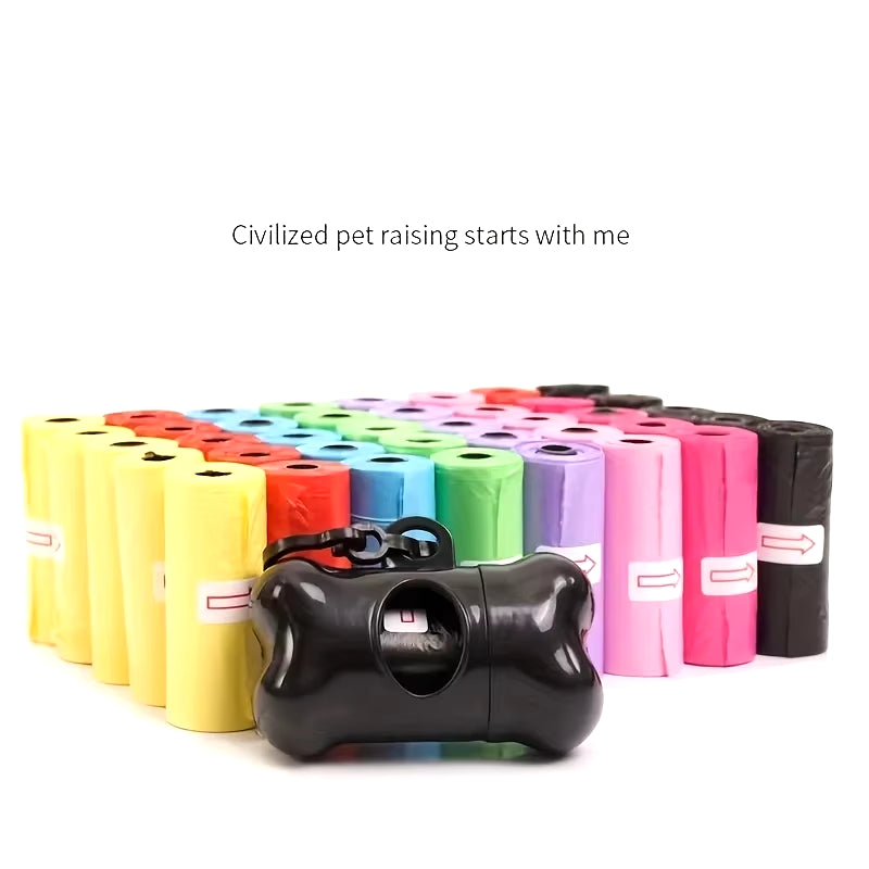 600 Count Disposable Dog Waste Bags - Leak-Proof Bulk Pet Poop Bags for Efficient Cleanup
